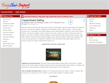 Tablet Screenshot of fengshuiimport.com